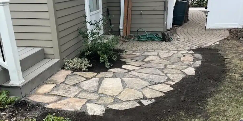 flagston-walkway flagstone pathway